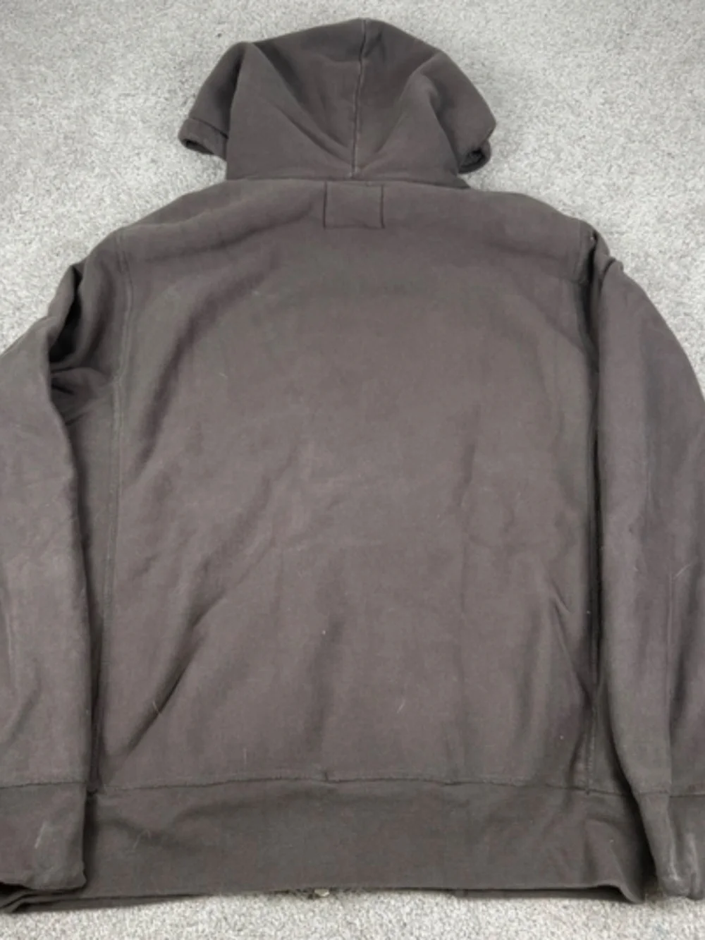 J. Crew Outwear Fleece Zip Up Hoodie Sweatshirt Grey Men's Large